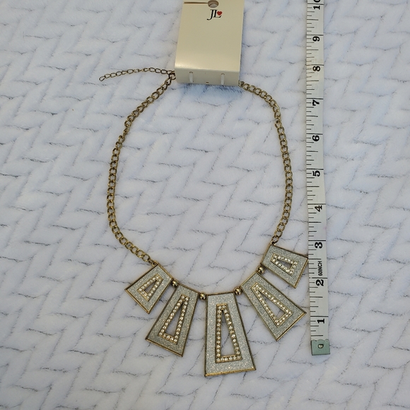 JL Art Deco Statement Necklace NWT - Picture 3 of 5